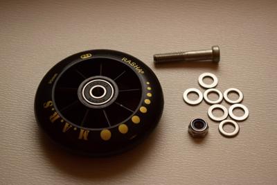 Nové kolečko s osičkou a podložkami